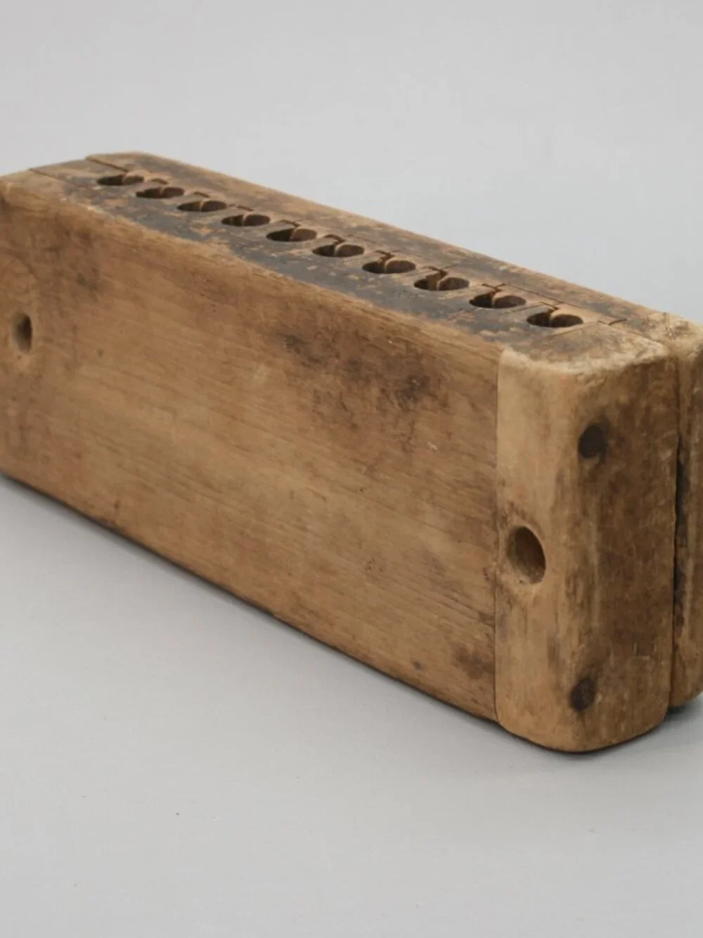 Primitive Vintage Antique Wooden 10 Cigar Mold Press Tobacco Unbranded No 414666 - Picture 12 of 12